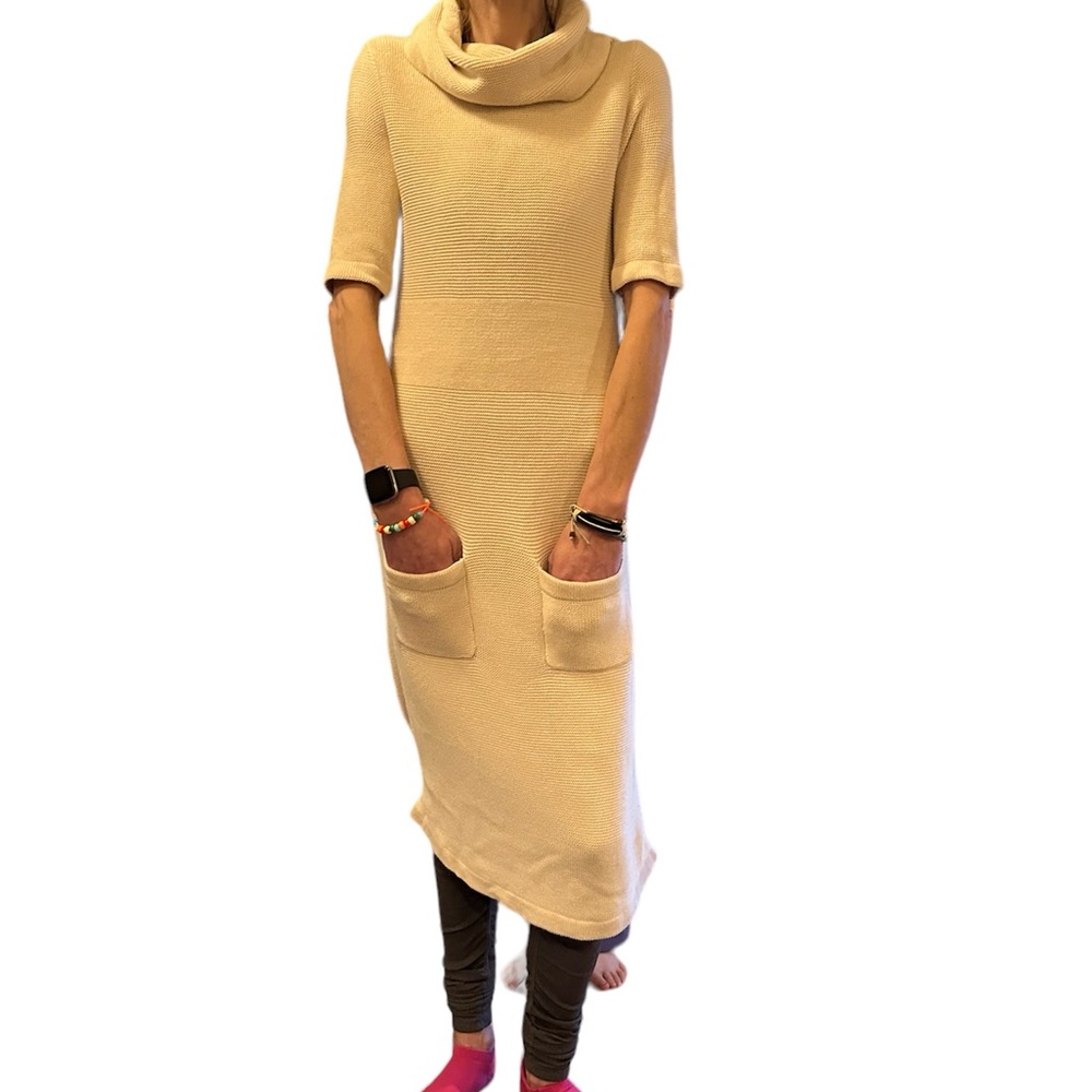 Moda international cotton/cashmere knitted dress. Like new. - Picture 7 of 7